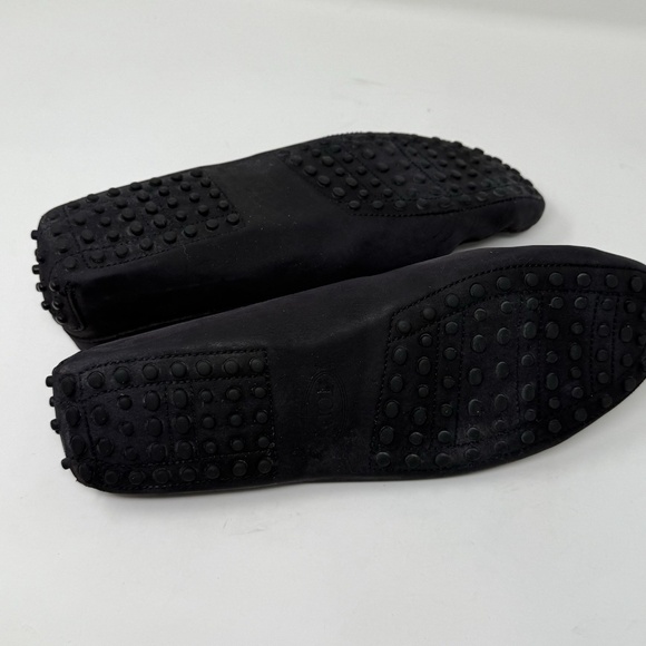 Tod\'s Gommino Driving Shoes Suede Men Black Luxury Loafer Slip On Sz 9 Limited main image 10